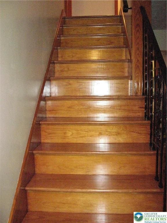 view of stairs