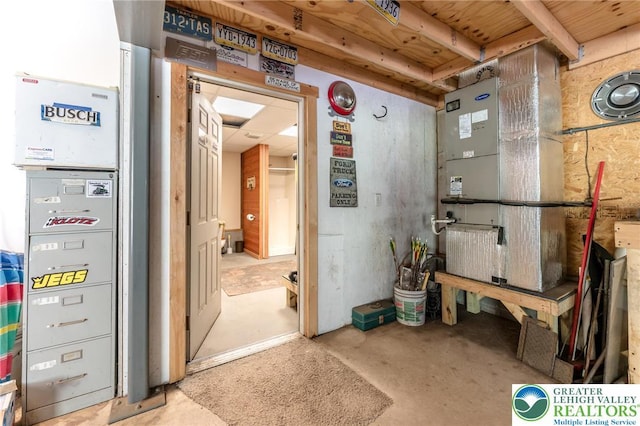 view of utility room