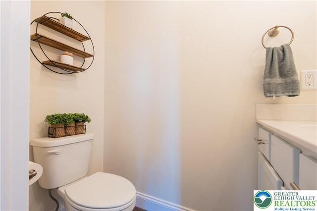 131 Chinaberry Way, Polk Twp, PA 18058 - bathroom with toilet and vanity