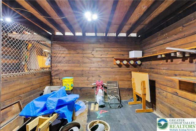 view of storage room