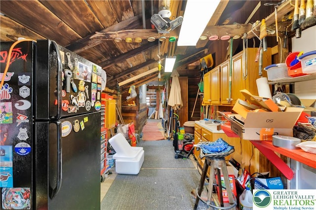 view of storage
