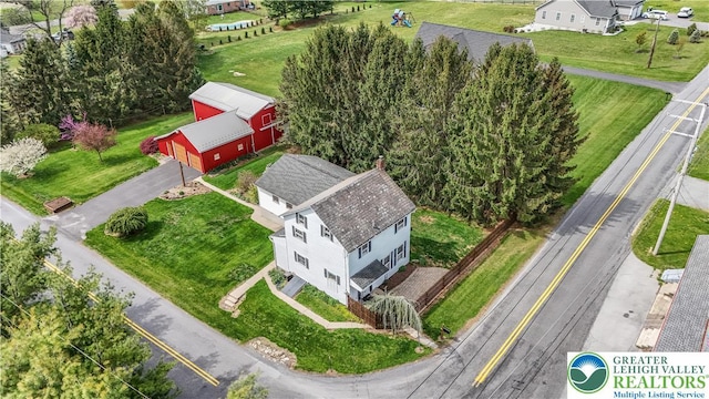 drone / aerial view