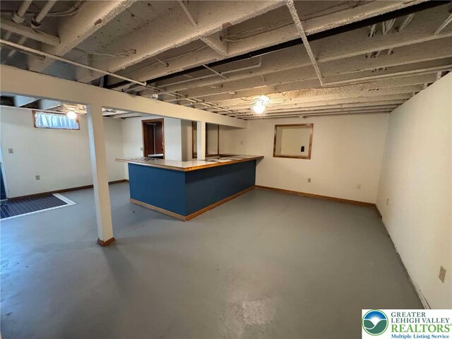 91 Alpine Dr, Jim Thorpe Boro, PA 18229 - finished below grade area featuring baseboards