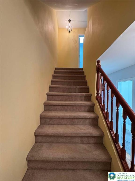 view of staircase