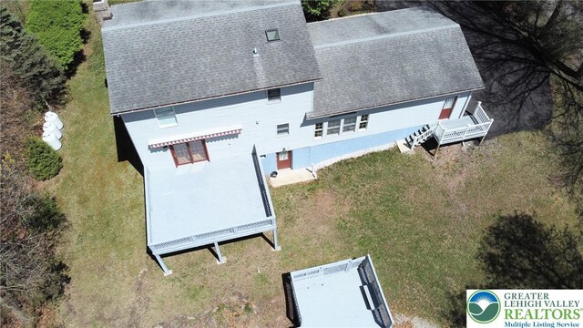 91 Alpine Dr, Jim Thorpe Boro, PA 18229 - view from above of property