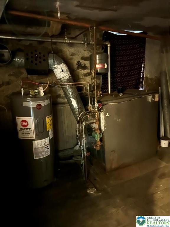 utilities featuring water heater