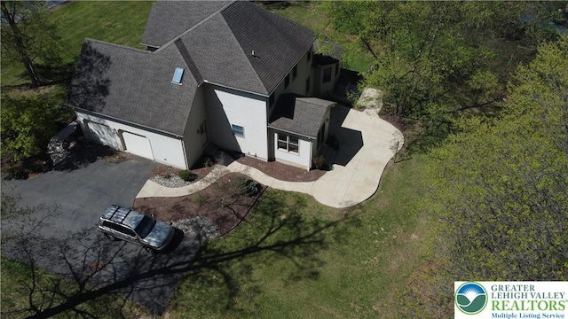 drone / aerial view