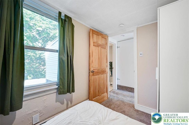 carpeted bedroom with baseboards