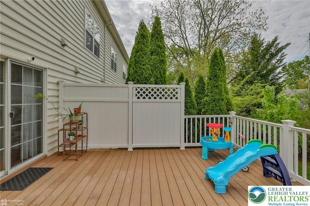 view of deck