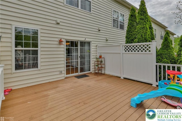 view of deck