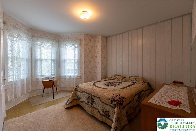 bedroom featuring carpet flooring