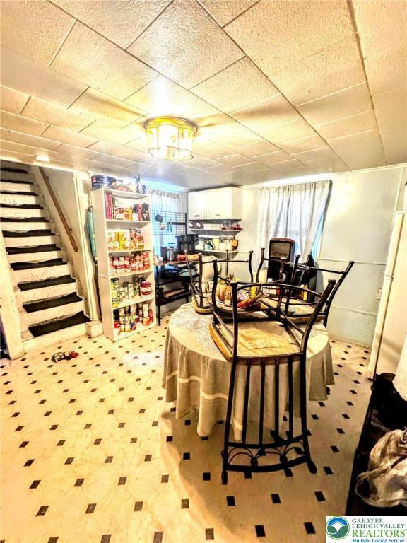view of dining room