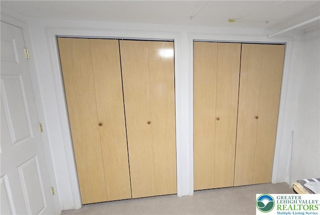 view of closet