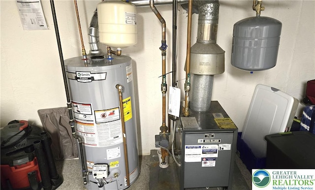 utilities featuring water heater