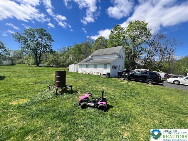 8204 Brown St, Washington Twp, PA 18079 - view of yard featuring an outdoor structure