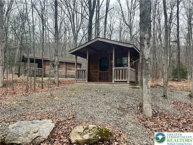 8204 Brown St, Washington Twp, PA 18079 - view of outbuilding featuring a porch