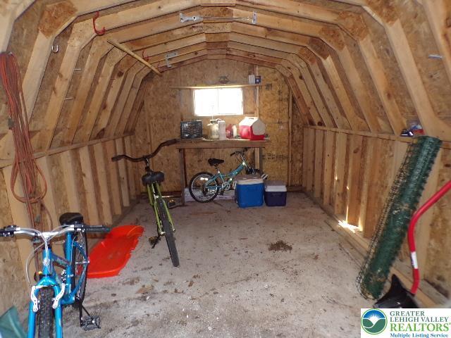 view of storage room