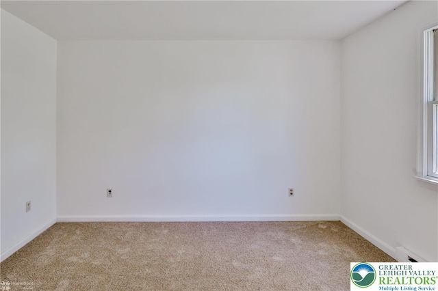3 Dusty Rd, Palmer Twp, PA 18045 - empty room featuring baseboards, carpet flooring, and baseboard heating