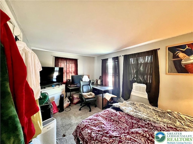 bedroom featuring carpet floors