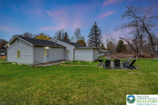 134 Altemose Rd, Tobyhanna Twp, PA 18347 - exterior space featuring a lawn