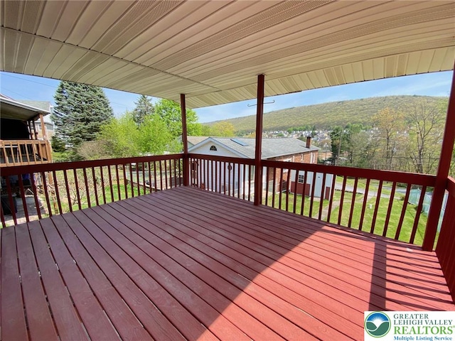 view of deck