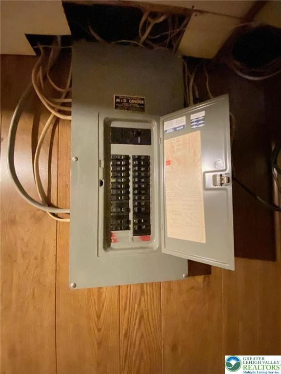 utility room with electric panel
