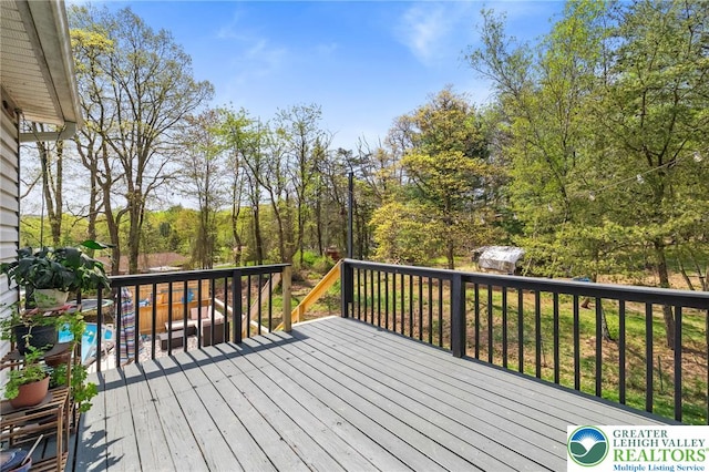 view of deck