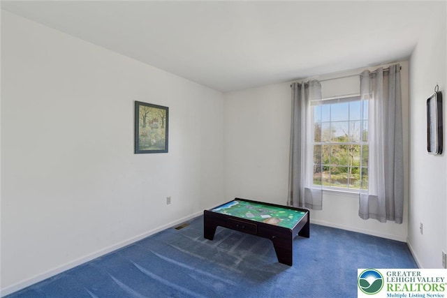 2735 Limeport Rd, Milford Twp, PA 18951 - playroom featuring carpet, baseboards, and visible vents