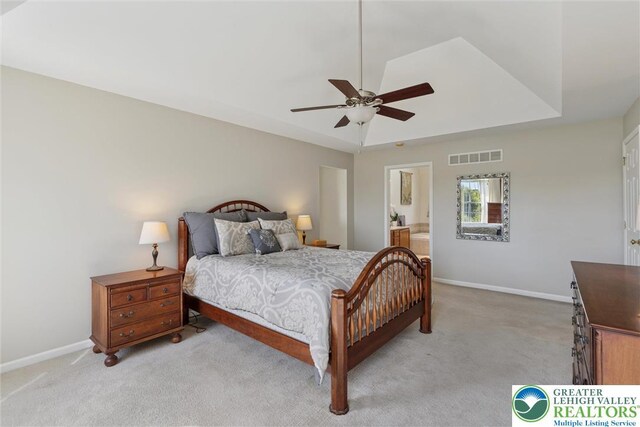 2735 Limeport Rd, Milford Twp, PA 18951 - bedroom with light colored carpet, baseboards, and visible vents