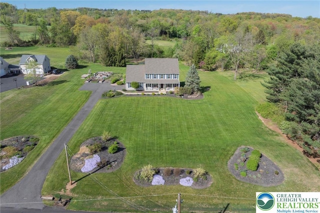 2735 Limeport Rd, Milford Twp, PA 18951 - bird's eye view with a wooded view
