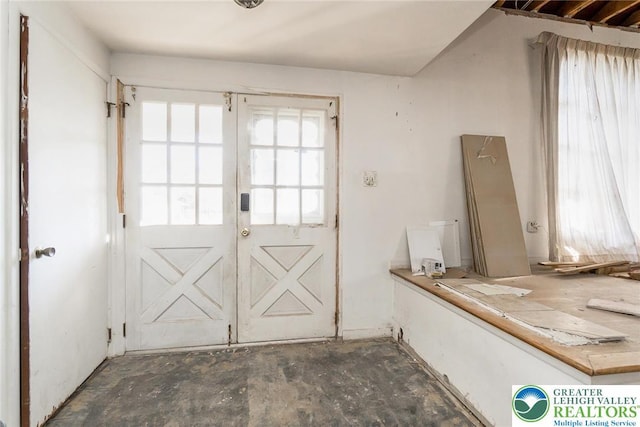 view of doorway to outside