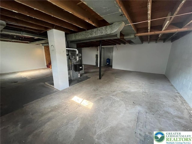 3426 Wilson Ave, South Whitehall Twp, PA 18069 - unfinished basement with heating unit
