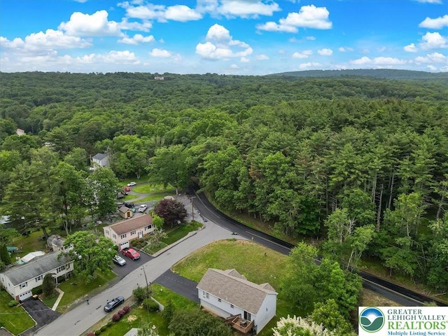 838 Cayuga Way, Stroud Twp, PA 18360 - aerial view of a heavily wooded area
