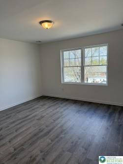419 W Lincoln, Easton, PA 18042 - unfurnished room with dark wood-type flooring and baseboards