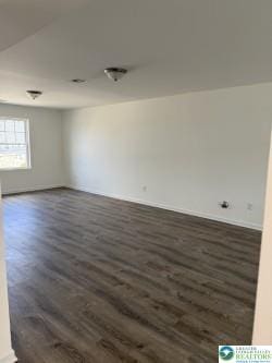 419 W Lincoln, Easton, PA 18042 - unfurnished room with dark wood finished floors and baseboards