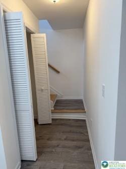 419 W Lincoln, Easton, PA 18042 - staircase with wood finished floors and baseboards