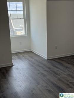 419 W Lincoln, Easton, PA 18042 - empty room with baseboards and dark wood finished floors