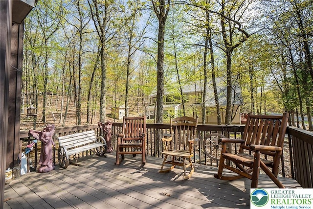 1231 Kensington Dr, Stroud Twp, PA 18301 - view of deck