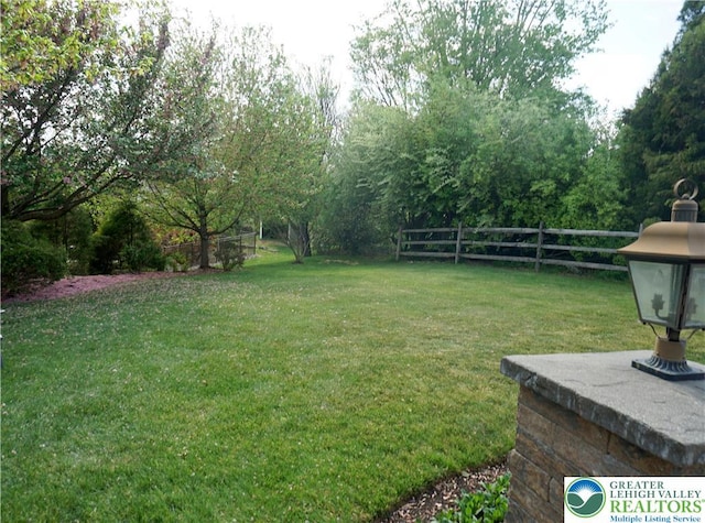 view of yard