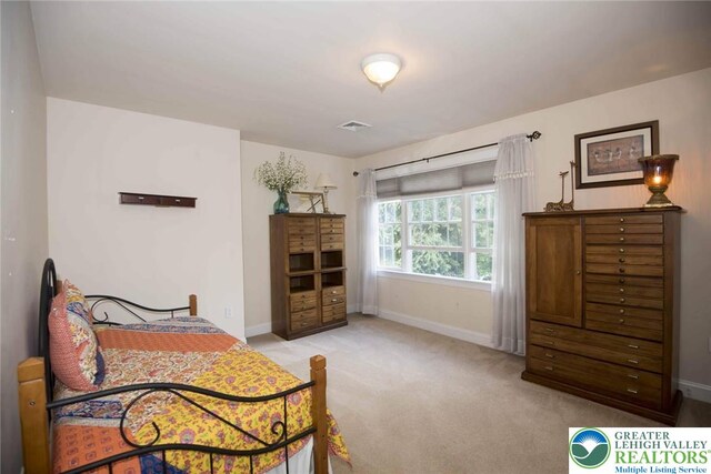 2690 Greens Dr, Lower Saucon Twp, PA 18055 - bedroom featuring baseboards and light carpet