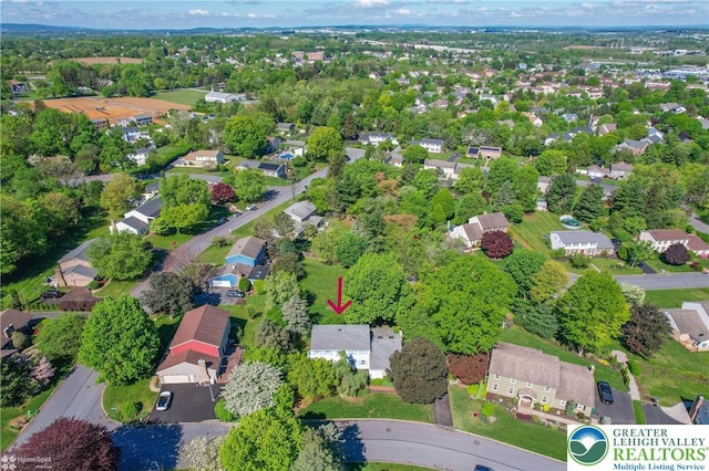 1245 Valley View Dr, Lower Macungie Twp, PA 18103 - aerial perspective of suburban area