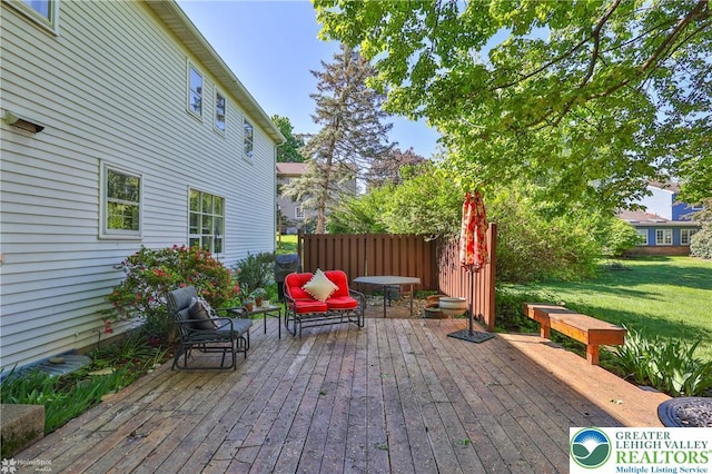 1245 Valley View Dr, Lower Macungie Twp, PA 18103 - deck with a yard
