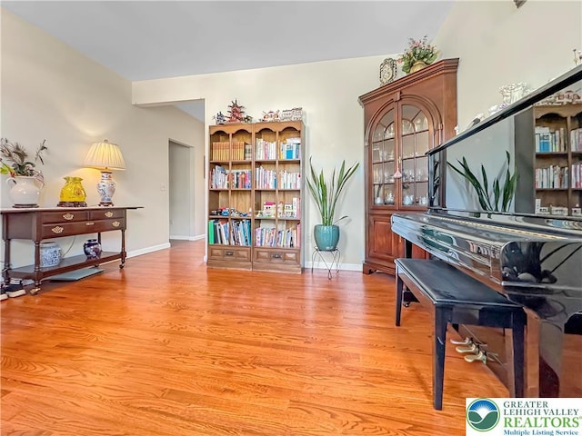 4527 Bellflower Way, Upper Macungie Twp, PA 18104 - sitting room with light wood-type flooring and baseboards
