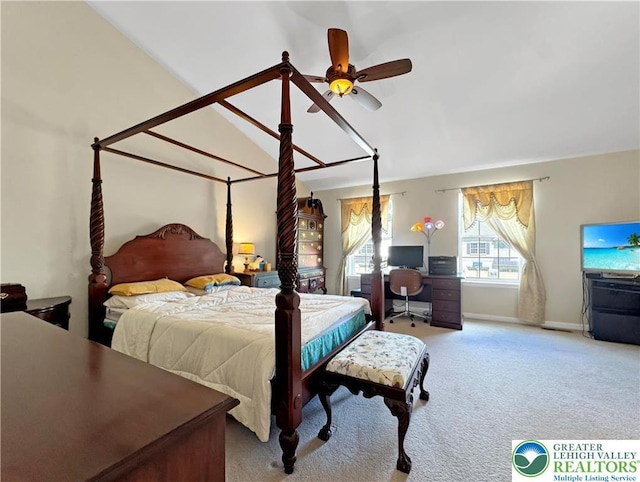 4527 Bellflower Way, Upper Macungie Twp, PA 18104 - bedroom featuring light colored carpet, a desk, and baseboards