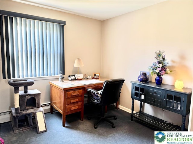 8173 Holbens Valley Rd, Weisenberg Twp, PA 18066 - office featuring carpet floors