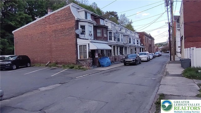 107 Rowe St Unit A, Tamaqua Borough, PA 18252 - view of asphalt road with sidewalks and curbs