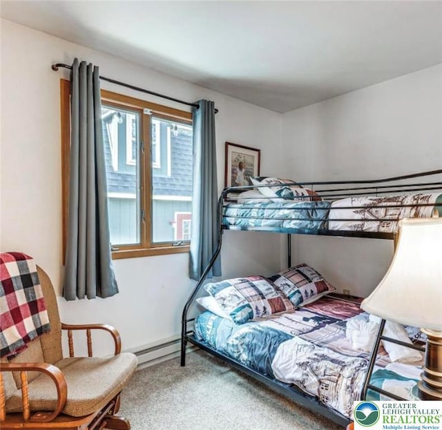 266 Maxatawny Dr, Coolbaugh Twp, PA 18347 - bedroom with carpet and a baseboard radiator