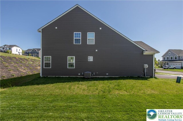 8202 Young Blvd, Upper Macungie Twp, PA 18051 - view of property exterior featuring cooling unit and a yard