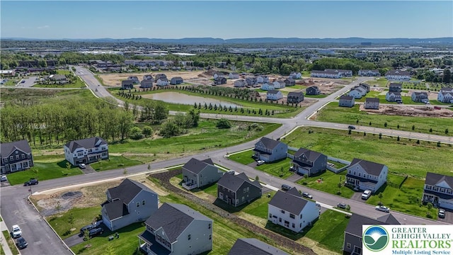 8202 Young Blvd, Upper Macungie Twp, PA 18051 - aerial perspective of suburban area featuring a nearby body of water