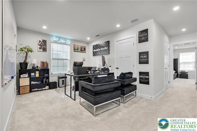 8202 Young Blvd, Upper Macungie Twp, PA 18051 - carpeted office space featuring recessed lighting and baseboards